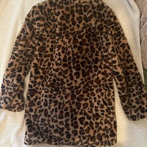 Cheetah print coat